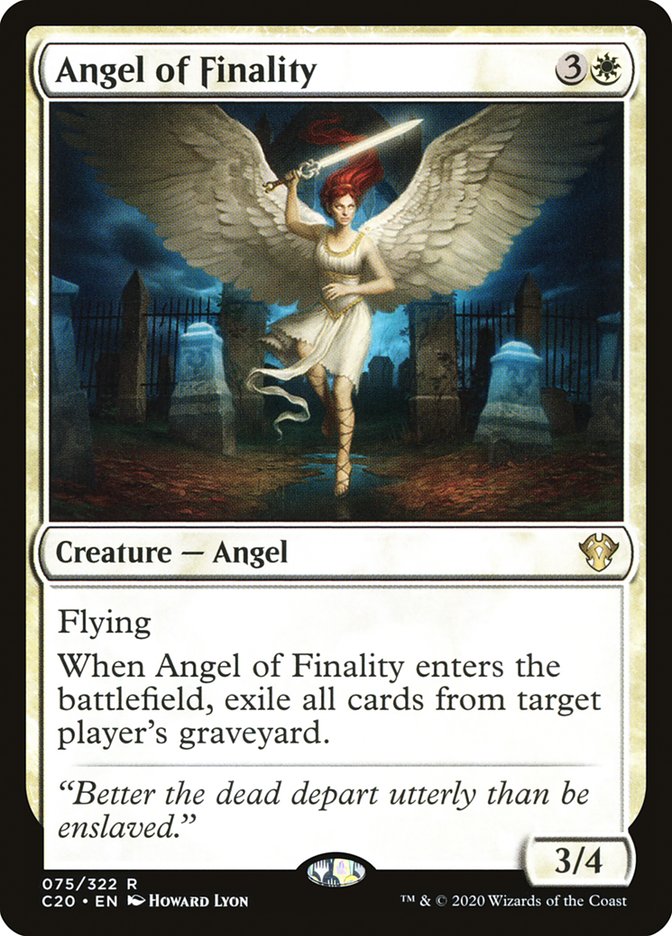 Angel of Finality [Commander 2020] | Chromatic Games