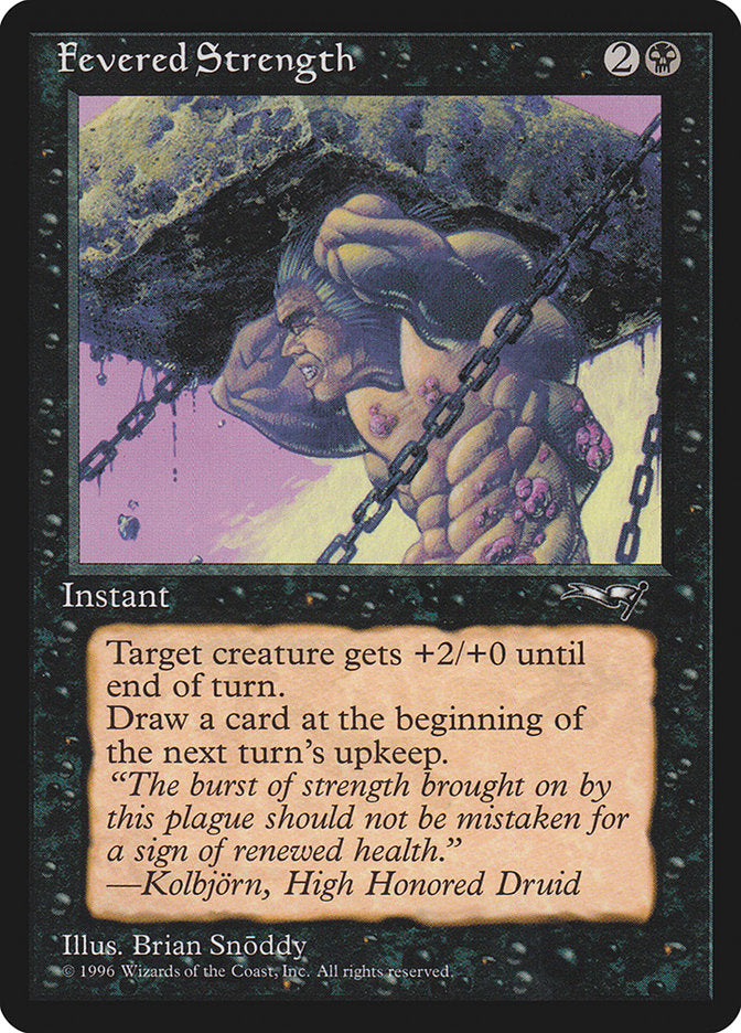 Fevered Strength (Lifting) [Alliances] | Chromatic Games