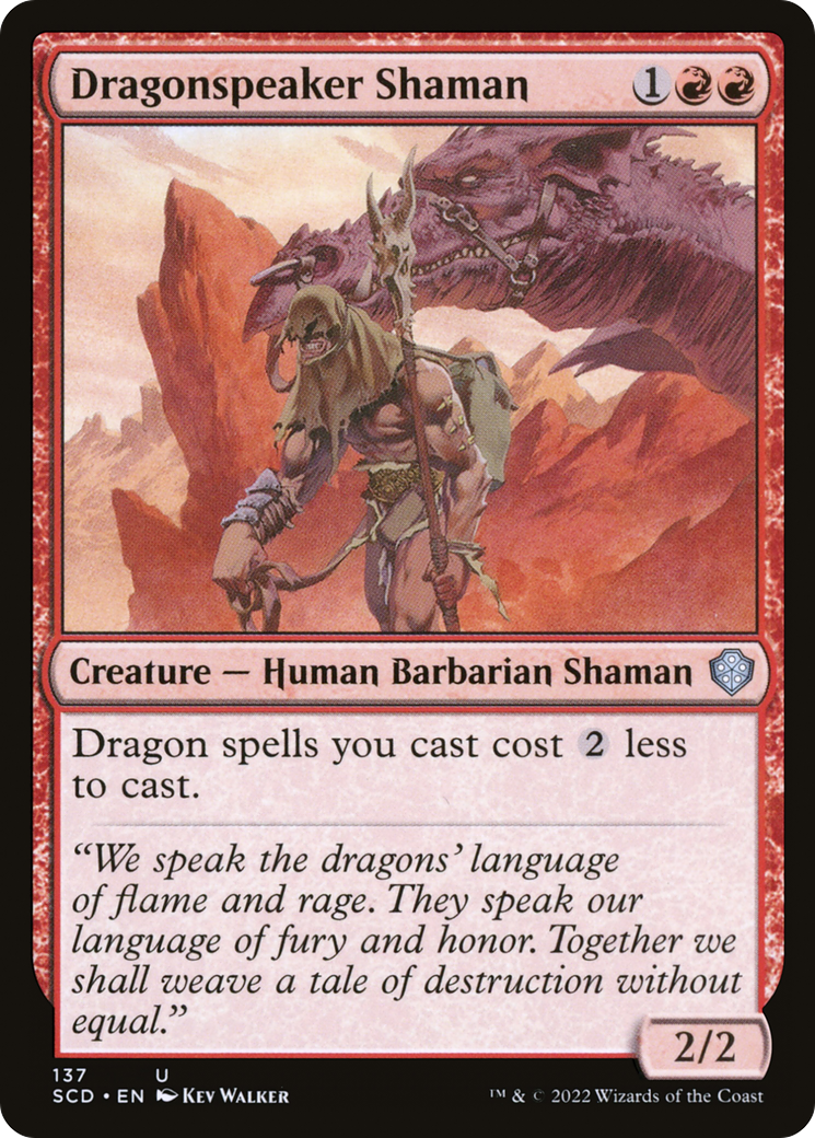 Dragonspeaker Shaman [Starter Commander Decks] | Chromatic Games