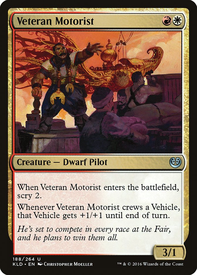 Veteran Motorist [Kaladesh] | Chromatic Games