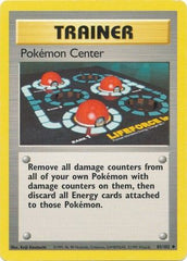 Pokemon Center (85/102) [Base Set Unlimited] | Chromatic Games