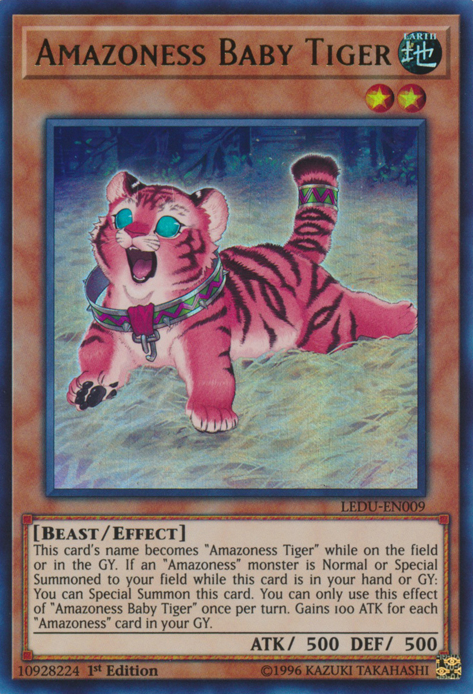 Amazoness Baby Tiger [LEDU-EN009] Ultra Rare | Chromatic Games