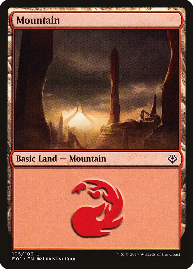 Mountain (105) [Archenemy: Nicol Bolas] | Chromatic Games