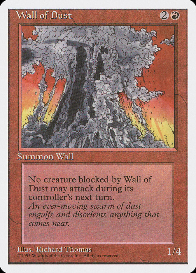 Wall of Dust [Fourth Edition] | Chromatic Games