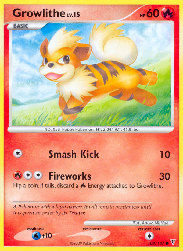 Growlithe (108/147) [Platinum: Supreme Victors] | Chromatic Games