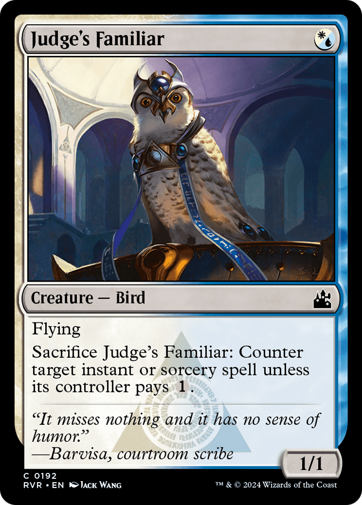 Judge's Familiar [Ravnica Remastered] | Chromatic Games