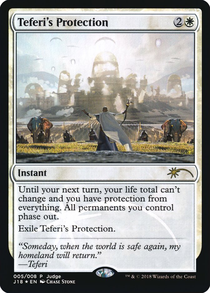 Teferi's Protection [Judge Gift Cards 2018] | Chromatic Games