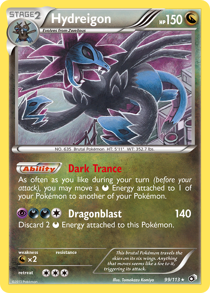 Hydreigon (99/113) [Black & White: Legendary Treasures] | Chromatic Games