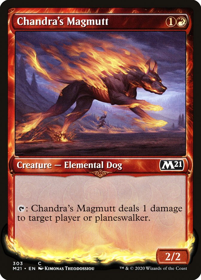 Chandra's Magmutt (Showcase) [Core Set 2021] | Chromatic Games