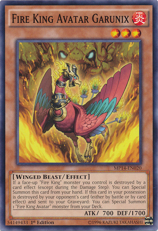 Fire King Avatar Garunix [MP14-EN020] Common | Chromatic Games
