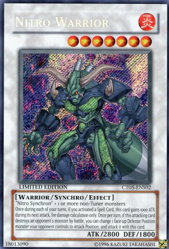 Nitro Warrior [CT05-ENS02] Secret Rare | Chromatic Games