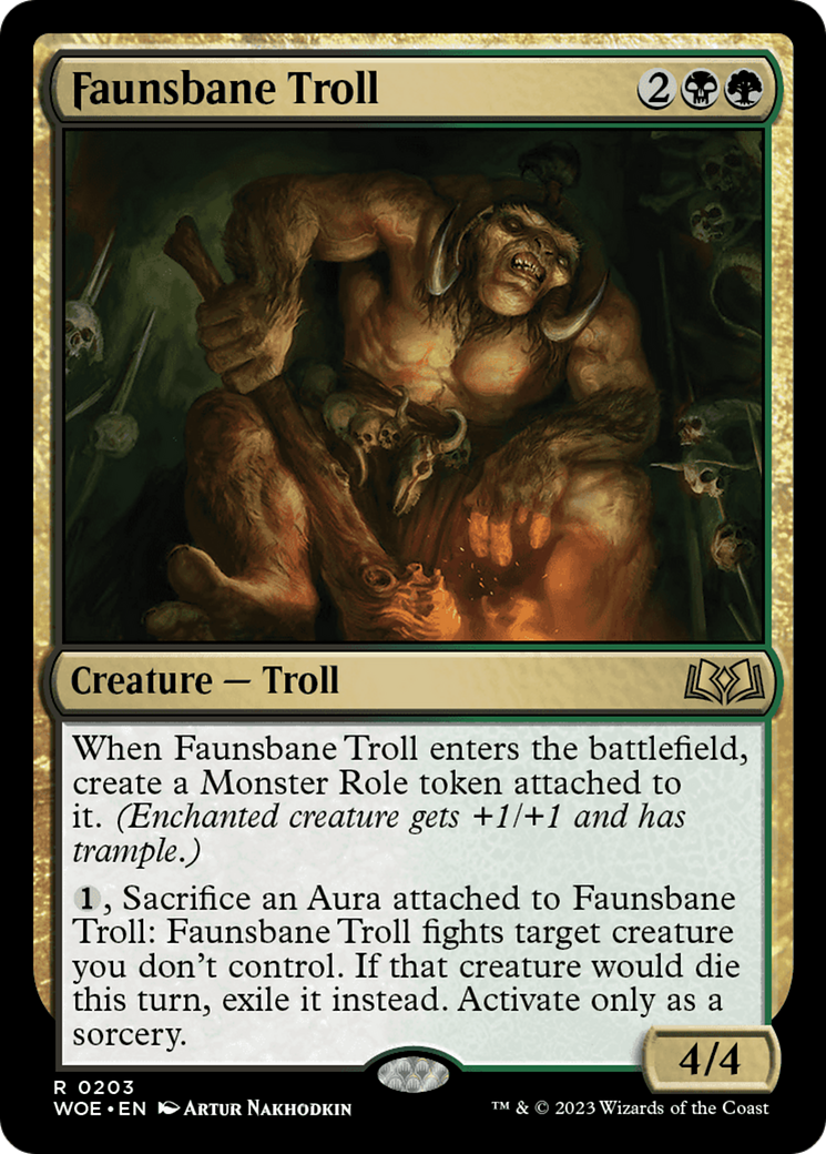 Faunsbane Troll [Wilds of Eldraine] | Chromatic Games