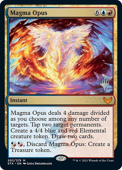 Magma Opus (Promo Pack) [Strixhaven: School of Mages Promos] | Chromatic Games