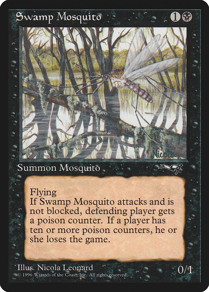 Swamp Mosquito (Facing Side) [Alliances] | Chromatic Games