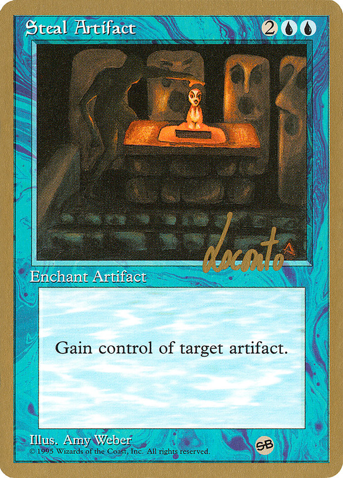 Steal Artifact (Michael Loconto) (SB) [Pro Tour Collector Set] | Chromatic Games