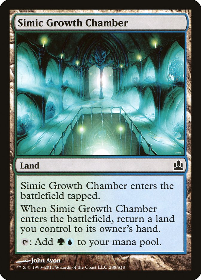 Simic Growth Chamber [Commander 2011] | Chromatic Games