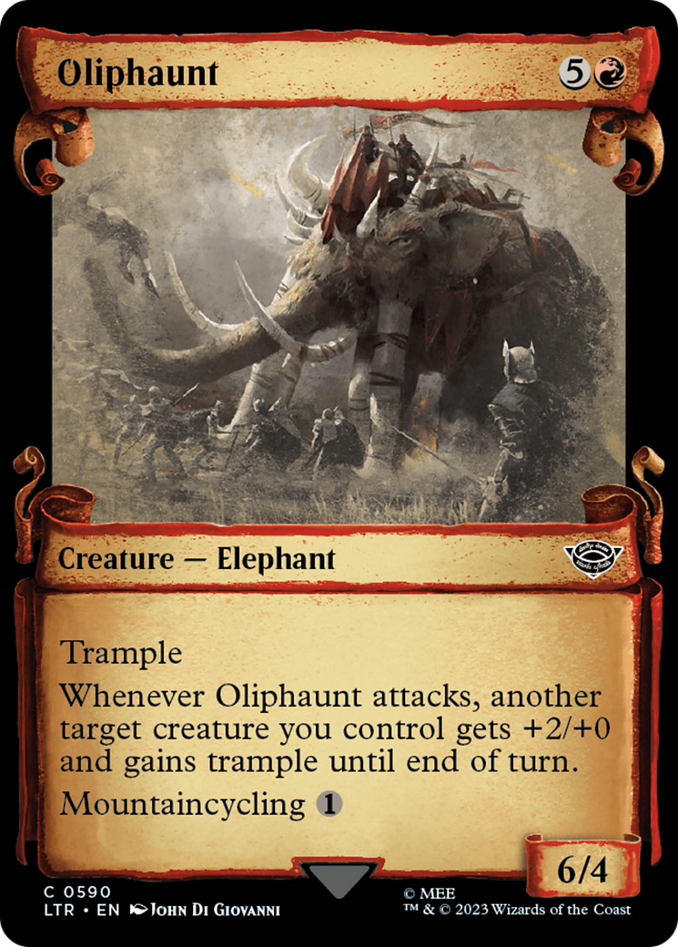 Oliphaunt [The Lord of the Rings: Tales of Middle-Earth Showcase Scrolls] | Chromatic Games