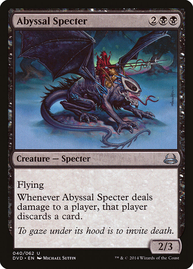 Abyssal Specter (Divine vs. Demonic) [Duel Decks Anthology] | Chromatic Games