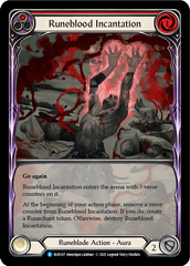 Runeblood Incantation (Red) [EVR107] (Everfest)  1st Edition Extended Art Rainbow Foil | Chromatic Games