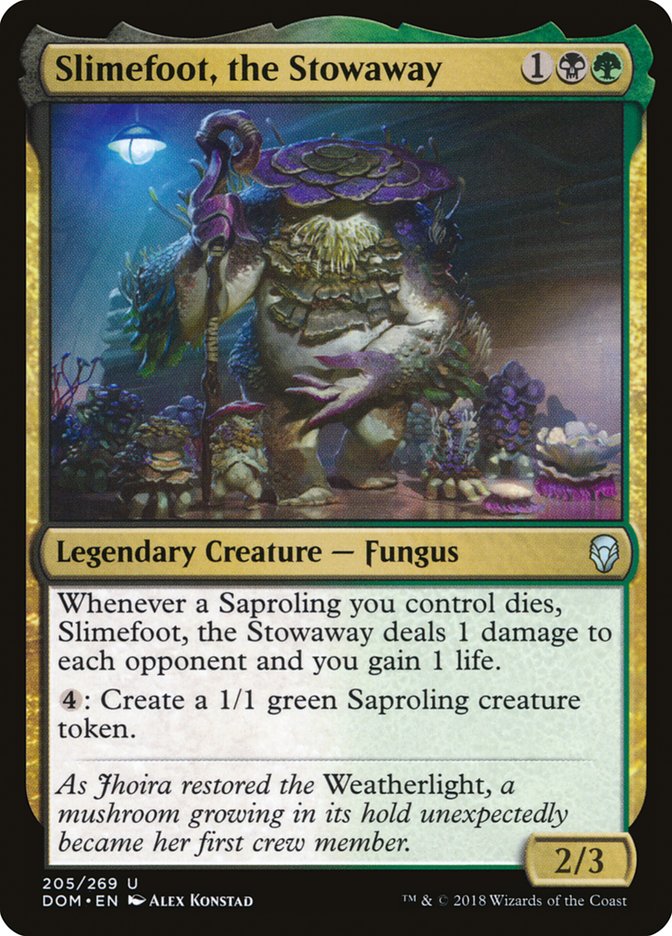 Slimefoot, the Stowaway [Dominaria] | Chromatic Games