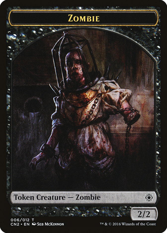 Zombie Token [Conspiracy: Take the Crown Tokens] | Chromatic Games