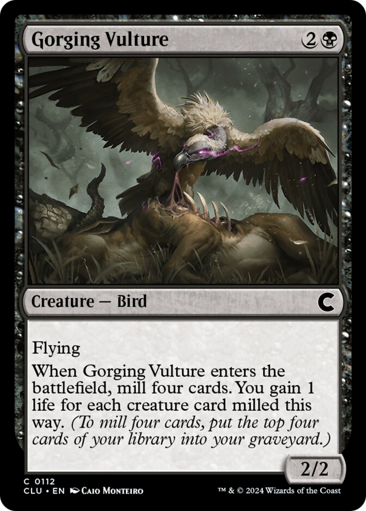 Gorging Vulture [Ravnica: Clue Edition] | Chromatic Games