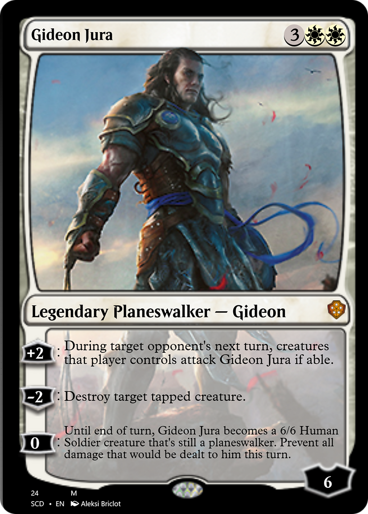 Gideon Jura [Starter Commander Decks] | Chromatic Games