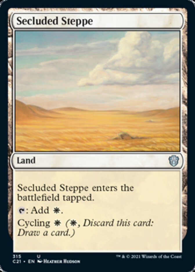 Secluded Steppe [Commander 2021] | Chromatic Games