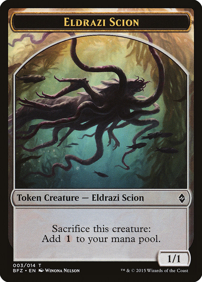 Eldrazi Scion Token (003/014) [Battle for Zendikar Tokens] | Chromatic Games