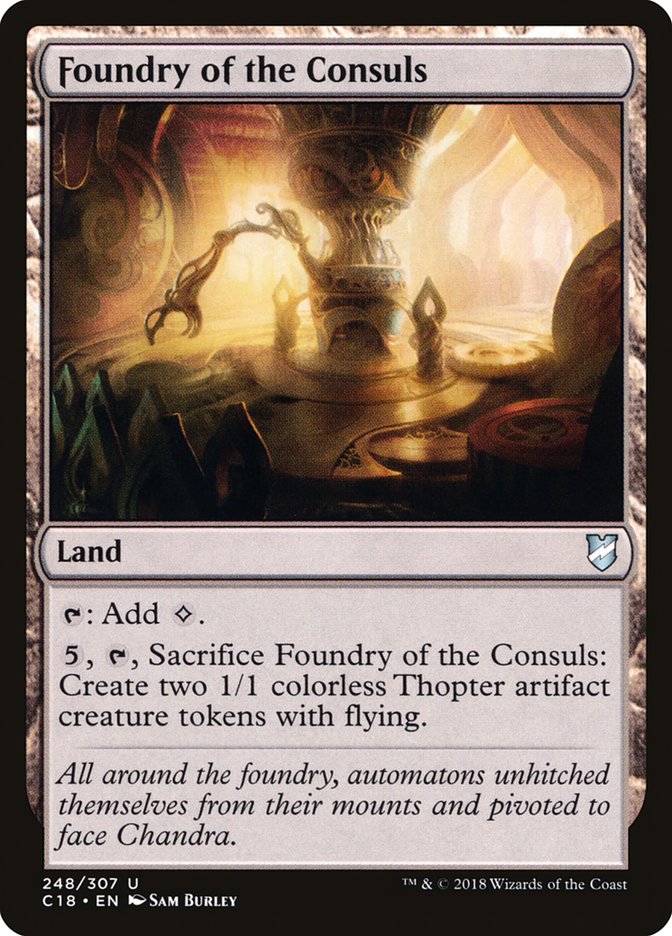 Foundry of the Consuls [Commander 2018] | Chromatic Games