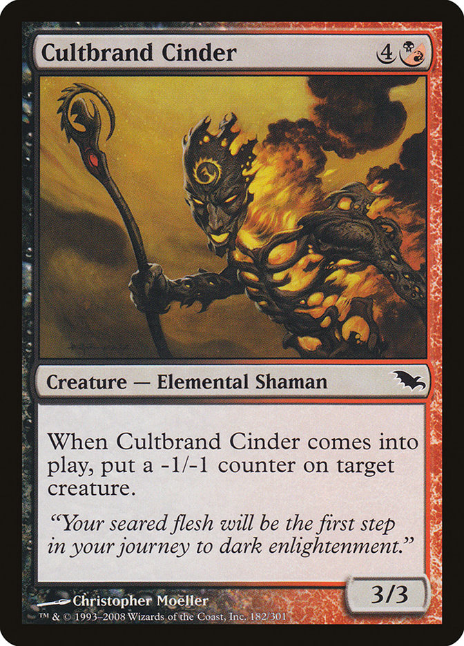 Cultbrand Cinder [Shadowmoor] | Chromatic Games