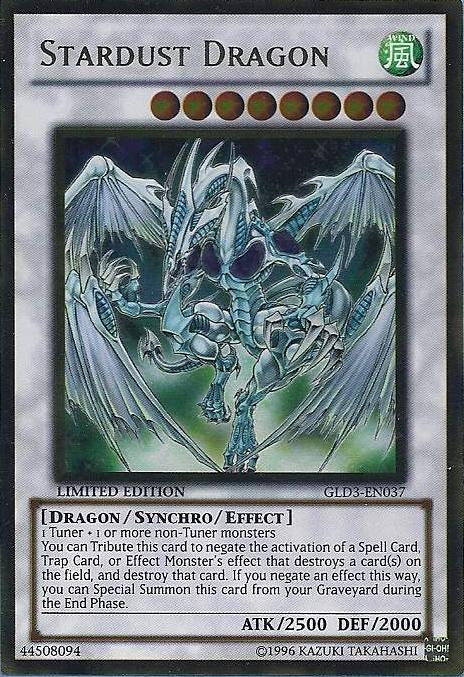 Stardust Dragon [GLD3-EN037] Gold Rare | Chromatic Games