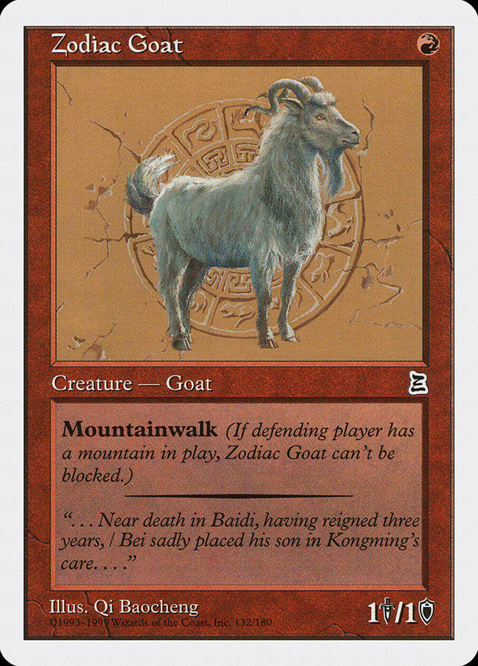 Zodiac Goat [Portal Three Kingdoms] | Chromatic Games