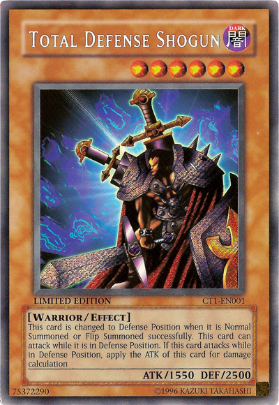 Total Defense Shogun [CT1-EN001] Secret Rare | Chromatic Games