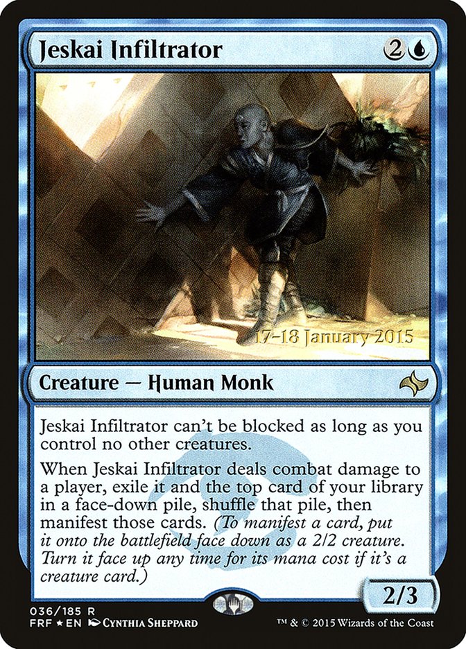 Jeskai Infiltrator [Fate Reforged Prerelease Promos] | Chromatic Games