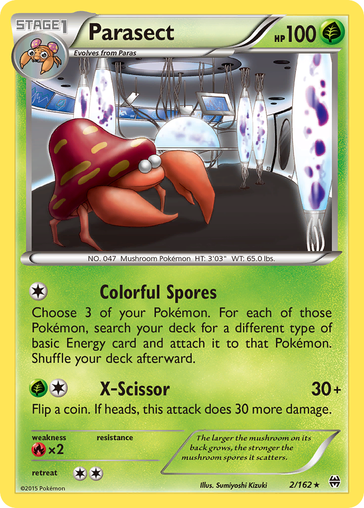 Parasect (2/162) [XY: BREAKthrough] | Chromatic Games