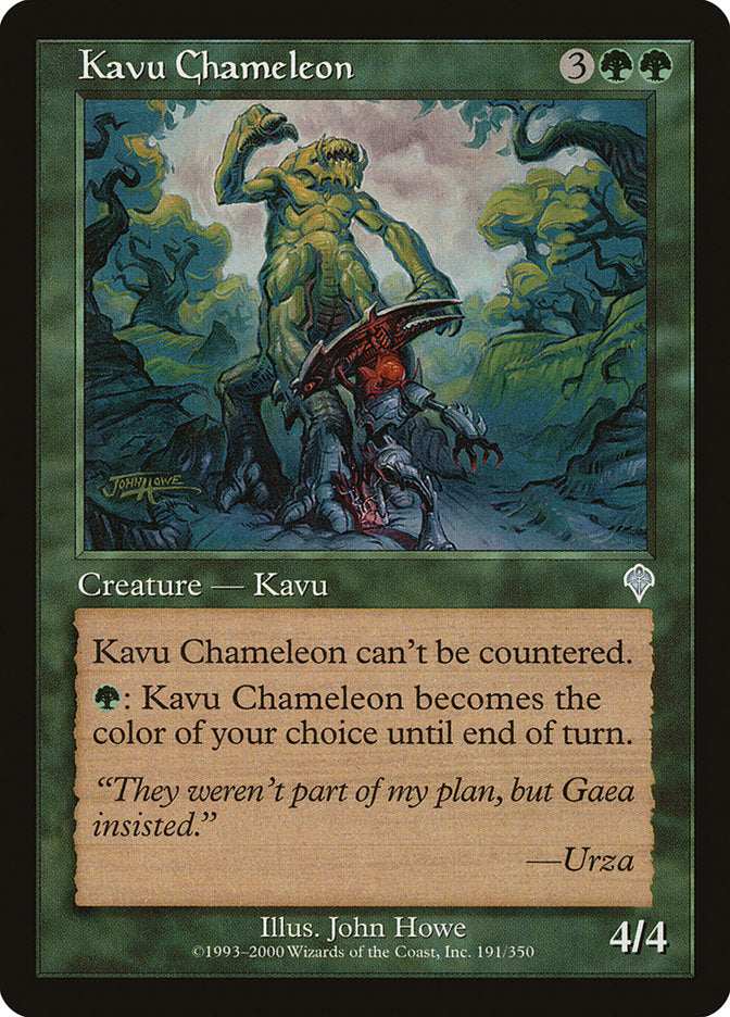 Kavu Chameleon [Invasion] | Chromatic Games