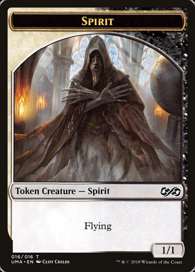 Spirit Token (016/016) [Ultimate Masters Tokens] | Chromatic Games