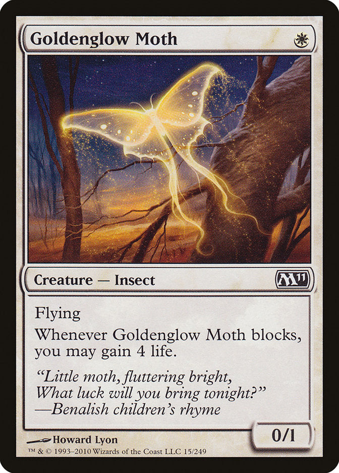 Goldenglow Moth [Magic 2011] | Chromatic Games