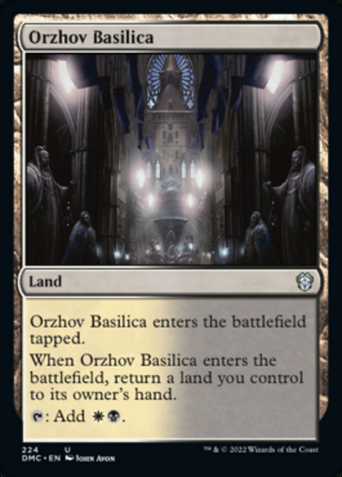 Orzhov Basilica [Dominaria United Commander] | Chromatic Games