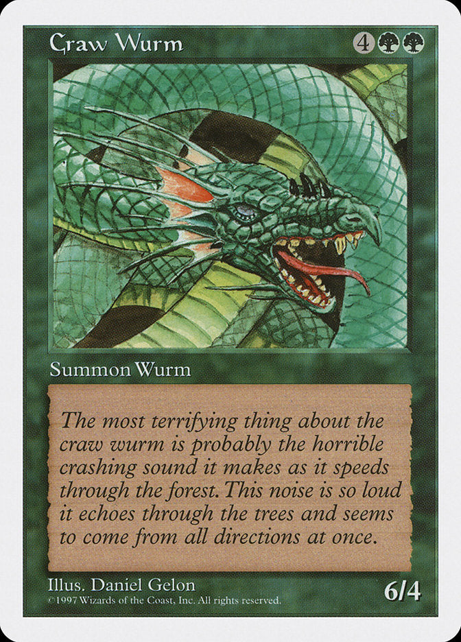 Craw Wurm [Fifth Edition] | Chromatic Games