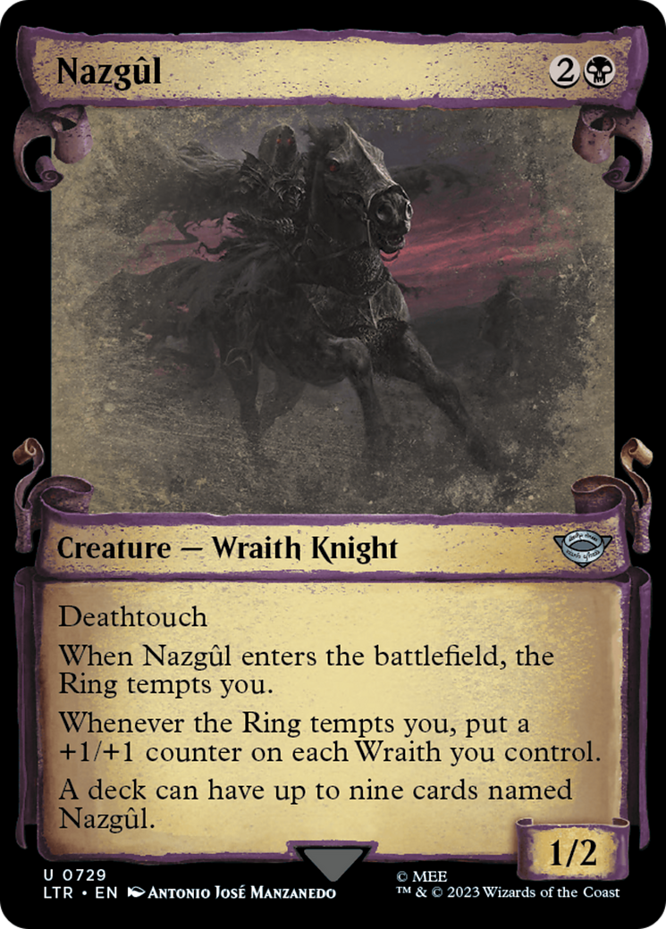 Nazgul (0729) [The Lord of the Rings: Tales of Middle-Earth Showcase Scrolls] | Chromatic Games