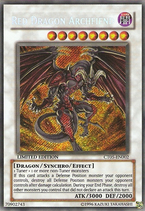 Red Dragon Archfiend [CT05-EN002] Secret Rare | Chromatic Games