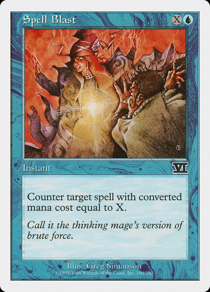 Spell Blast [Classic Sixth Edition] | Chromatic Games