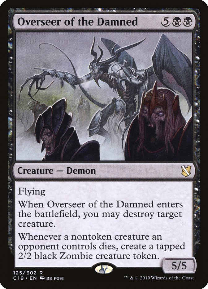 Overseer of the Damned [Commander 2019] | Chromatic Games