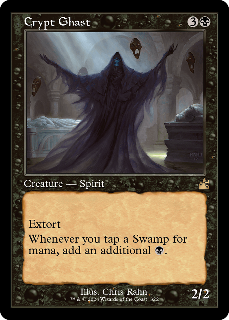 Crypt Ghast (Retro Frame) [Ravnica Remastered] | Chromatic Games