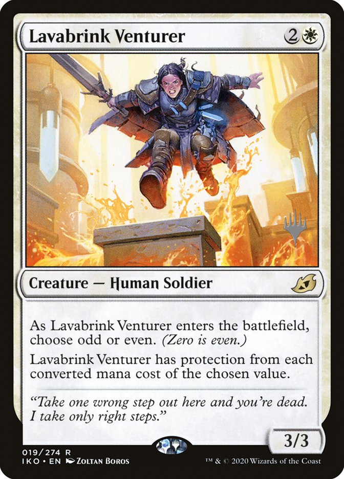 Lavabrink Venturer (Promo Pack) [Ikoria: Lair of Behemoths Promos] | Chromatic Games