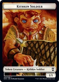 Kithkin Soldier // Pegasus Double-Sided Token [Kaldheim Commander Tokens] | Chromatic Games