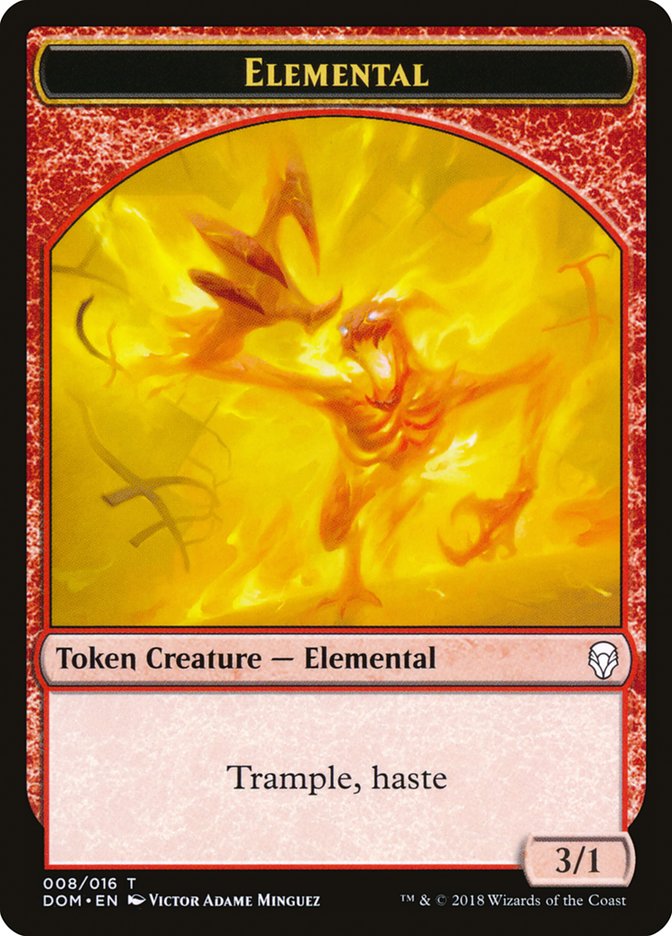 Elemental Token [Dominaria Tokens] | Chromatic Games