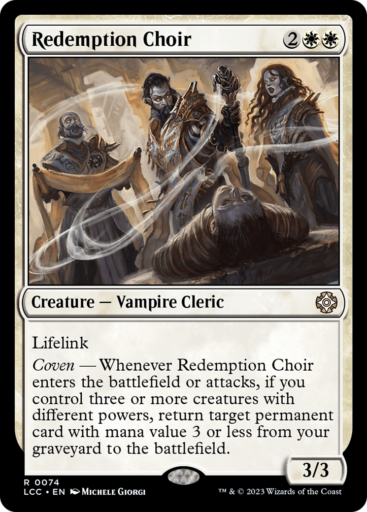 Redemption Choir [The Lost Caverns of Ixalan Commander] | Chromatic Games